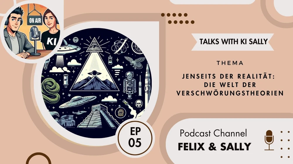 Podcast Felix & Sally - Jenseits der Realität: Die Welt der Verschwörungstheorien  (EP05)