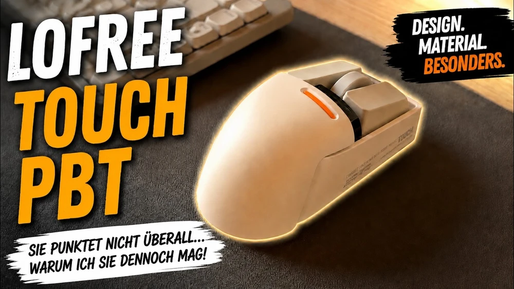 Lofree Touch PBT - Die Maus für Menschen, die ihren Schreibtisch lieben