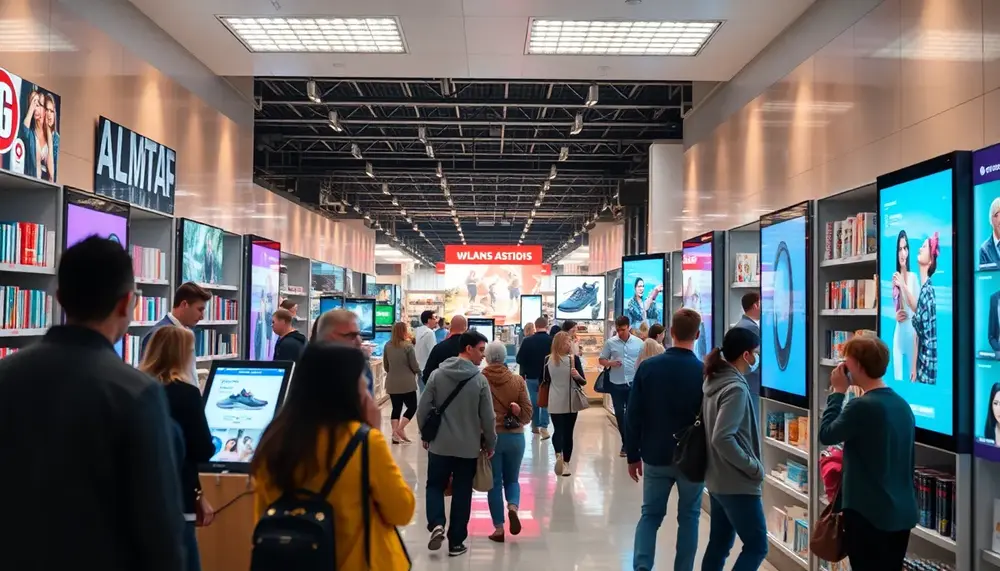 Digital Signage im Einzelhandel: Wie digitale Displays das Shopping-Erlebnis revolutionieren