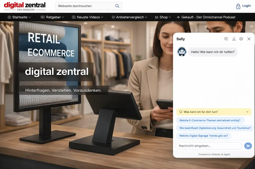 Website-AI-Agent: KI-Chatbot für Websites & Webshops – Funktionen, Vorteile und Praxis