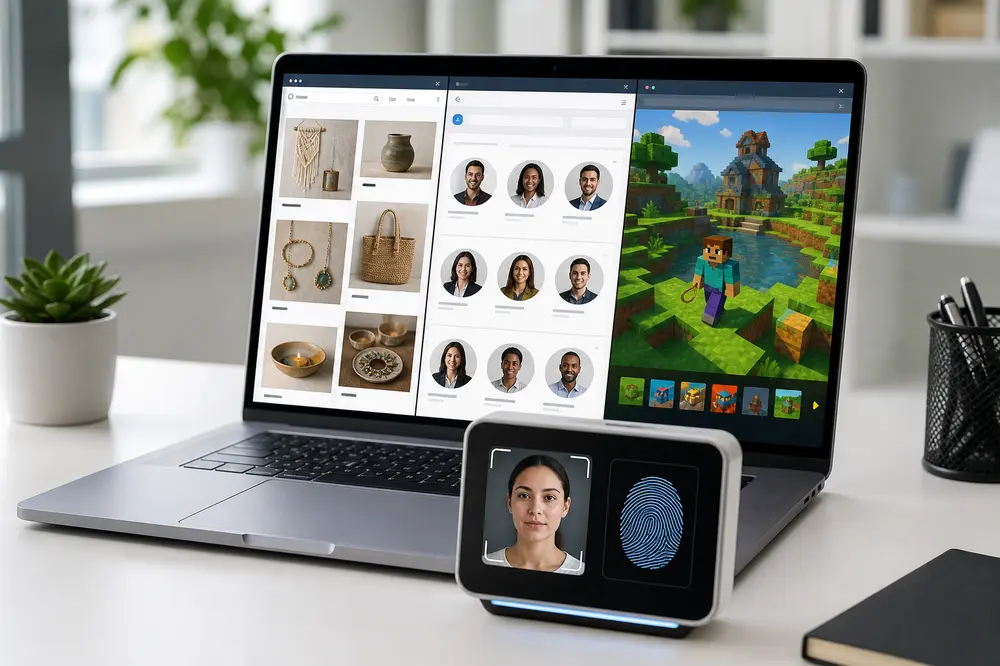 Persona sammelt biometrische Daten auf Etsy, LinkedIn und Roblox