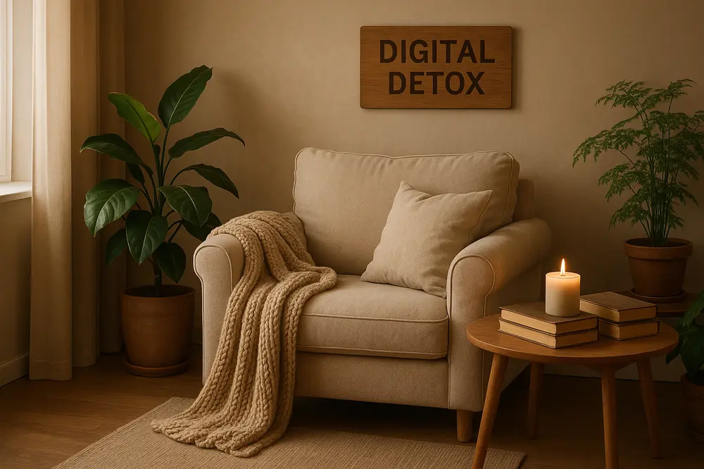 Schaffe deine persönliche Digital Detox Zone: Ein Ort der Ruhe und Erholung