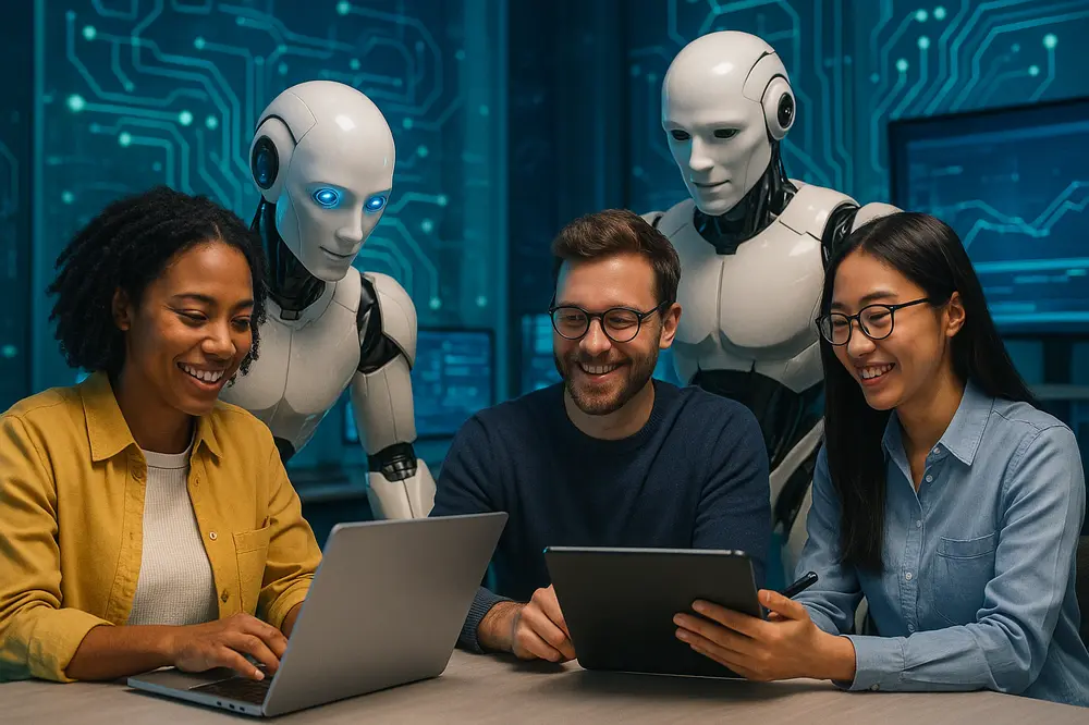 Wie künstliche Intelligenz Roboter und Menschen vereint